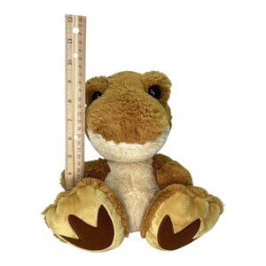Aurora World Taddle‎ Toes T-Rex Brown & Tan Dinosaur Plush Toy 9.5”